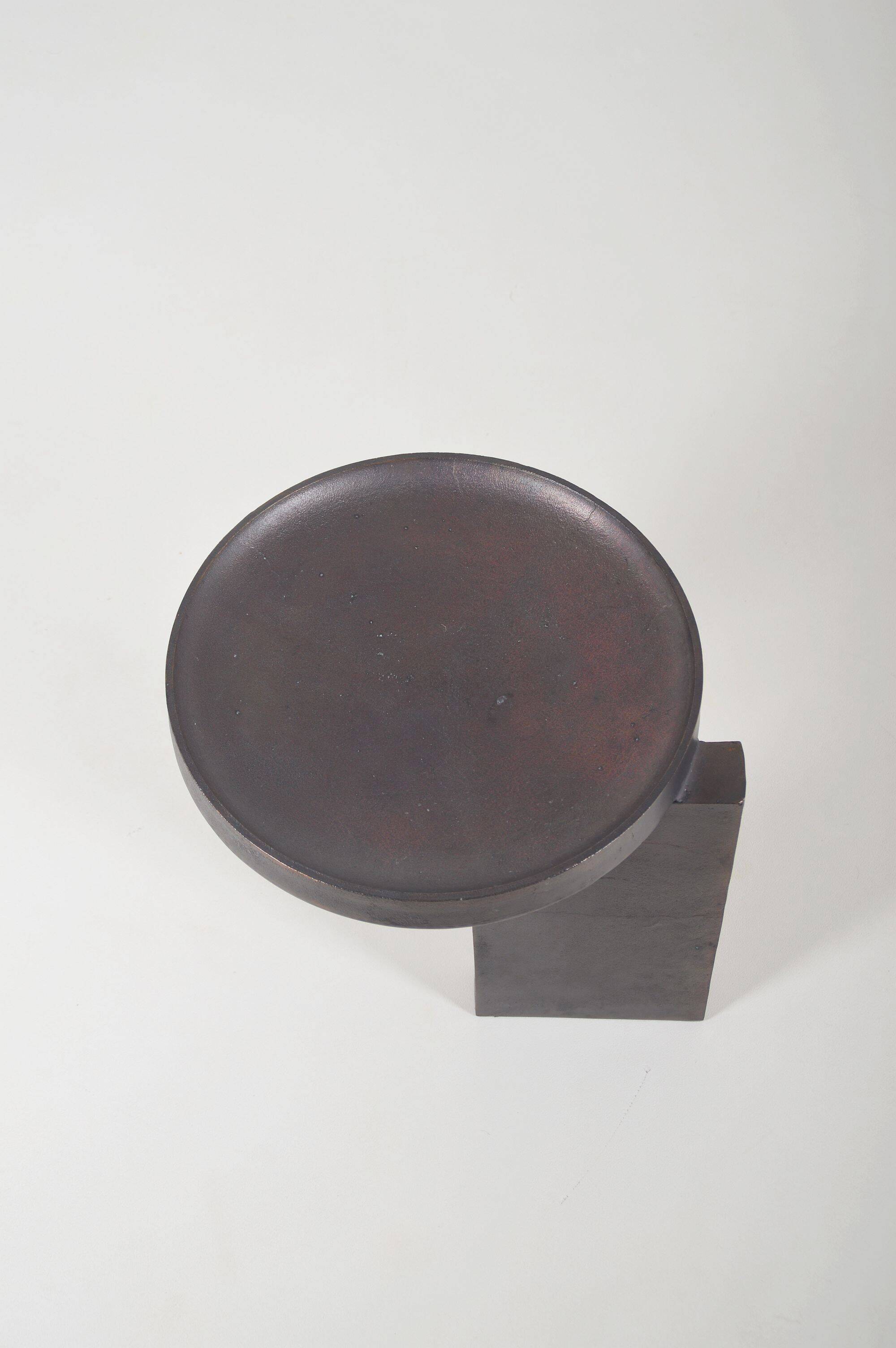 Danish metal side table designed by Nicolaj Nøddesbo & Tommy Hyldahl, 2019