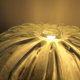 Vintage 80s glass ceiling or wall light