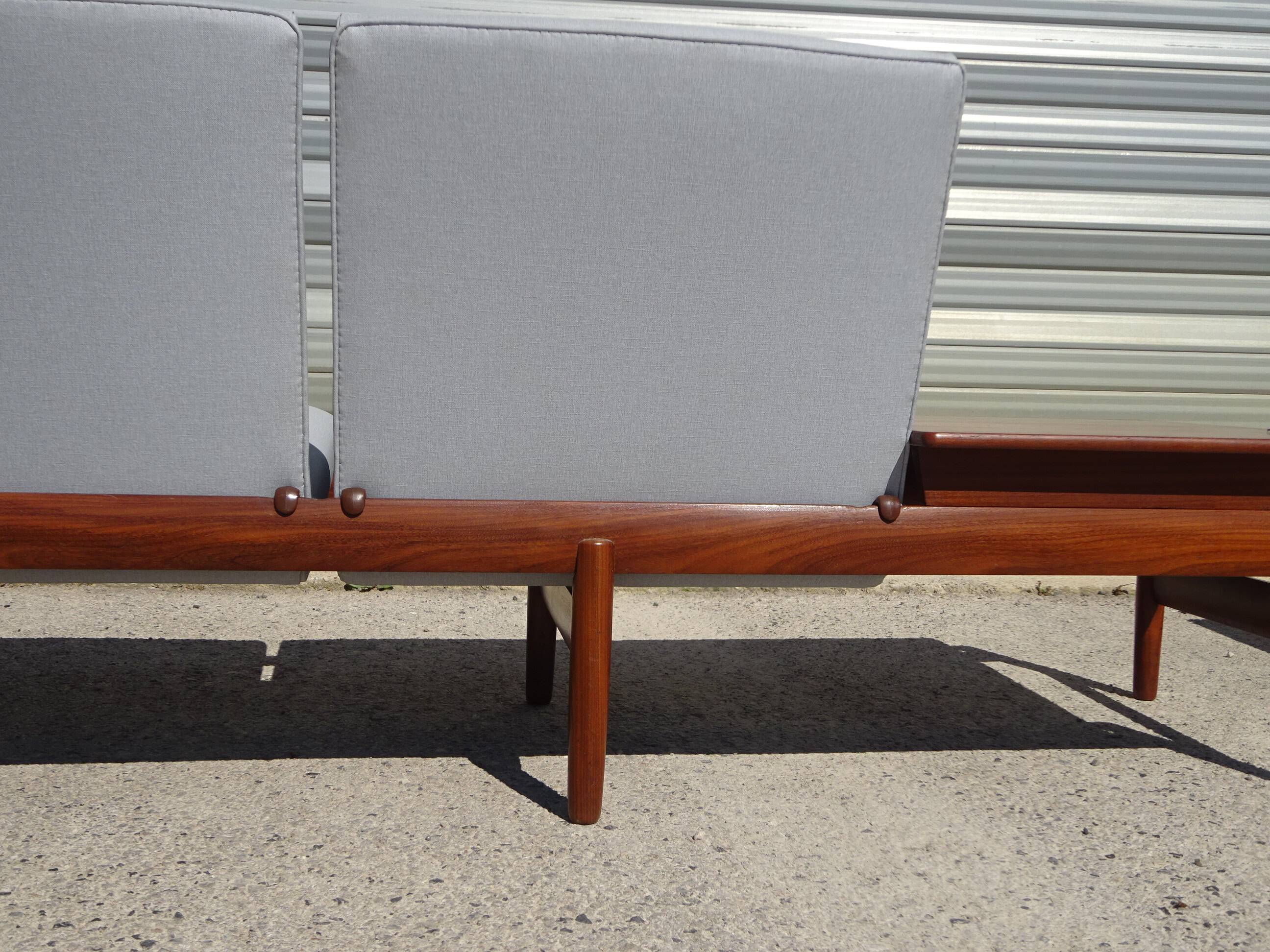 Modular bench and coffee table signed