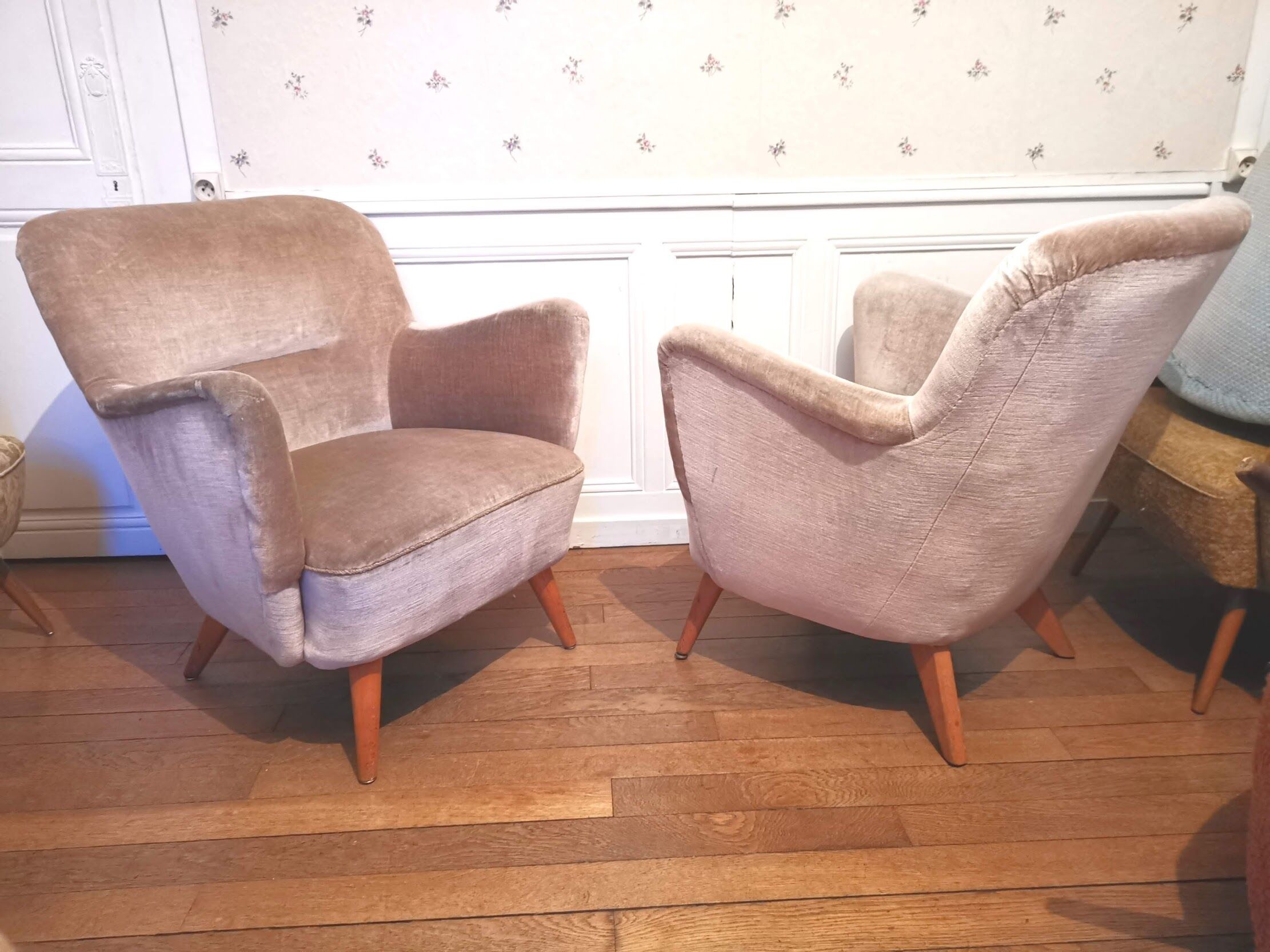 Pair of armchairs from the 50s/60s