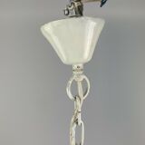 70s lamp light hanging lamp ceiling lamp space age design plastic 60s