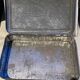 Cake tin from the early 20th century with embossed designs