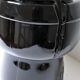 Champagne bucket design black glass in the shape of a 70s cork