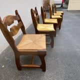 6 Guillerme and Chambron chairs