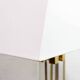 Plexiglas and brass table lamp, 1970s