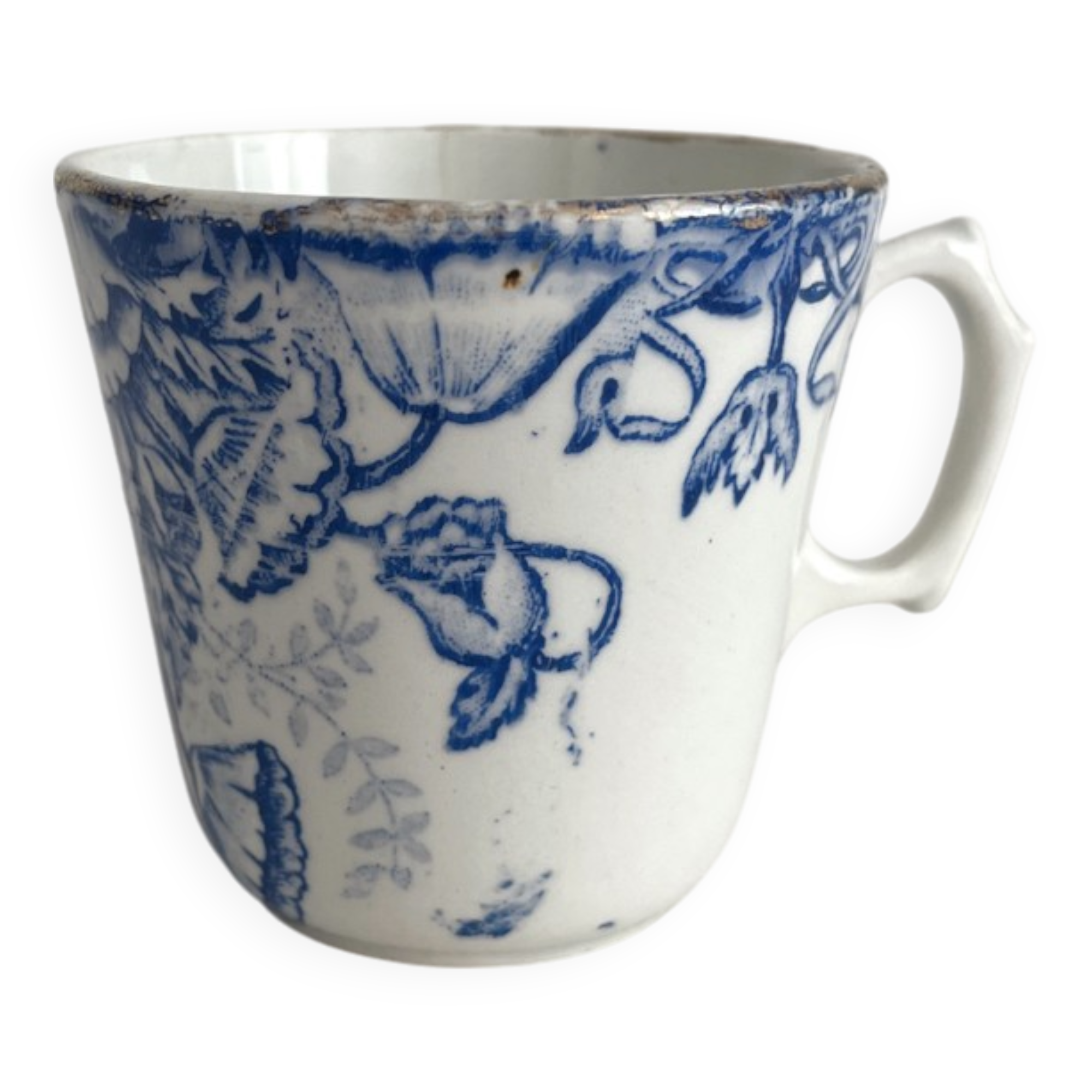 Saint Amand “Floral” old iron earth coffee cup