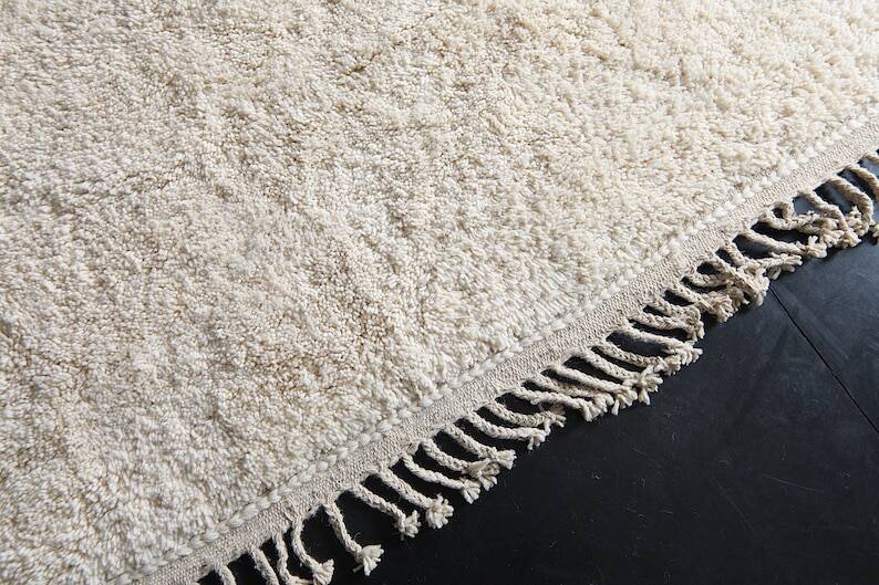 Handwoven Moroccan rug wool - 305 x 205 cm