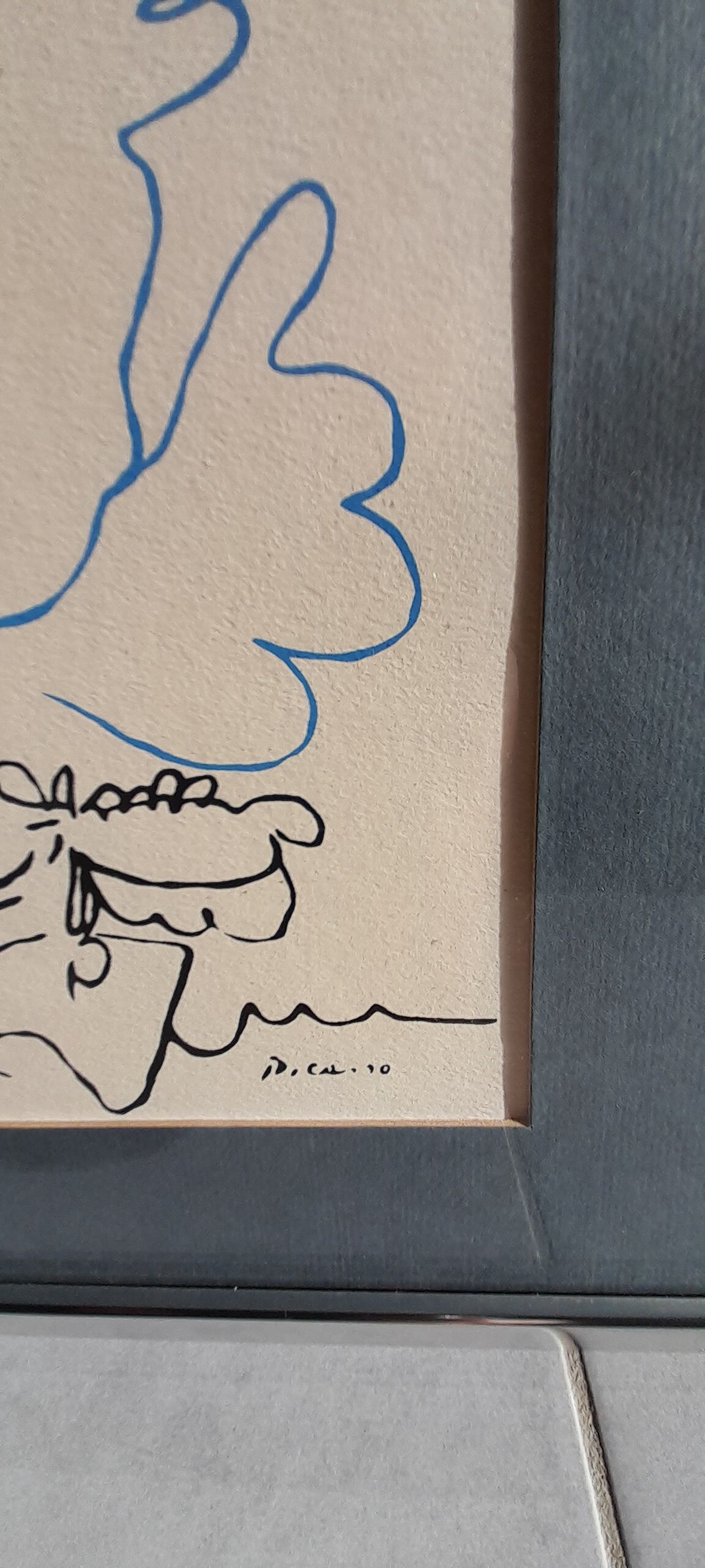Picasso Dove lithograph 1970