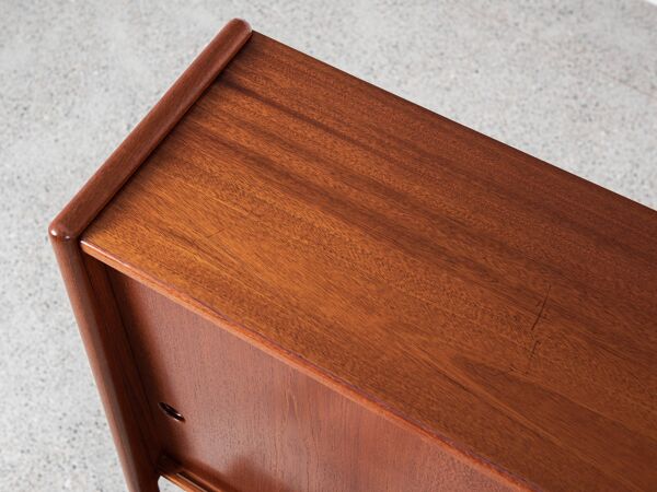 Buffet double danois du milieu du siècle RY-20 en teck par Hans Wegner pour Ry Møbler