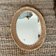 Wicker mirror