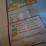 Old school map, geographic, 50s-60s