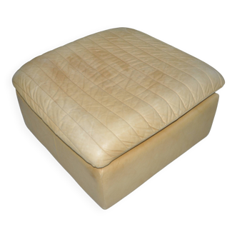 Pouf en cuir Roche Bobois , années 70