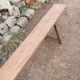 Old oak farm bench