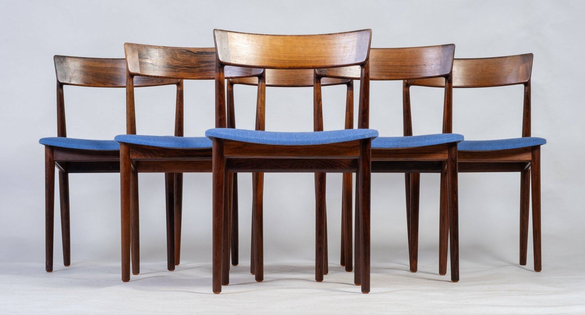 Dining Room Chairs Model 39 in Rosewood by Henry Rosengren Hansen for Brande Møbelindustri, 1960s, Set of 6