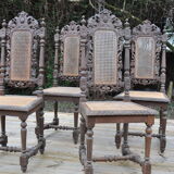 Henri II style chairs