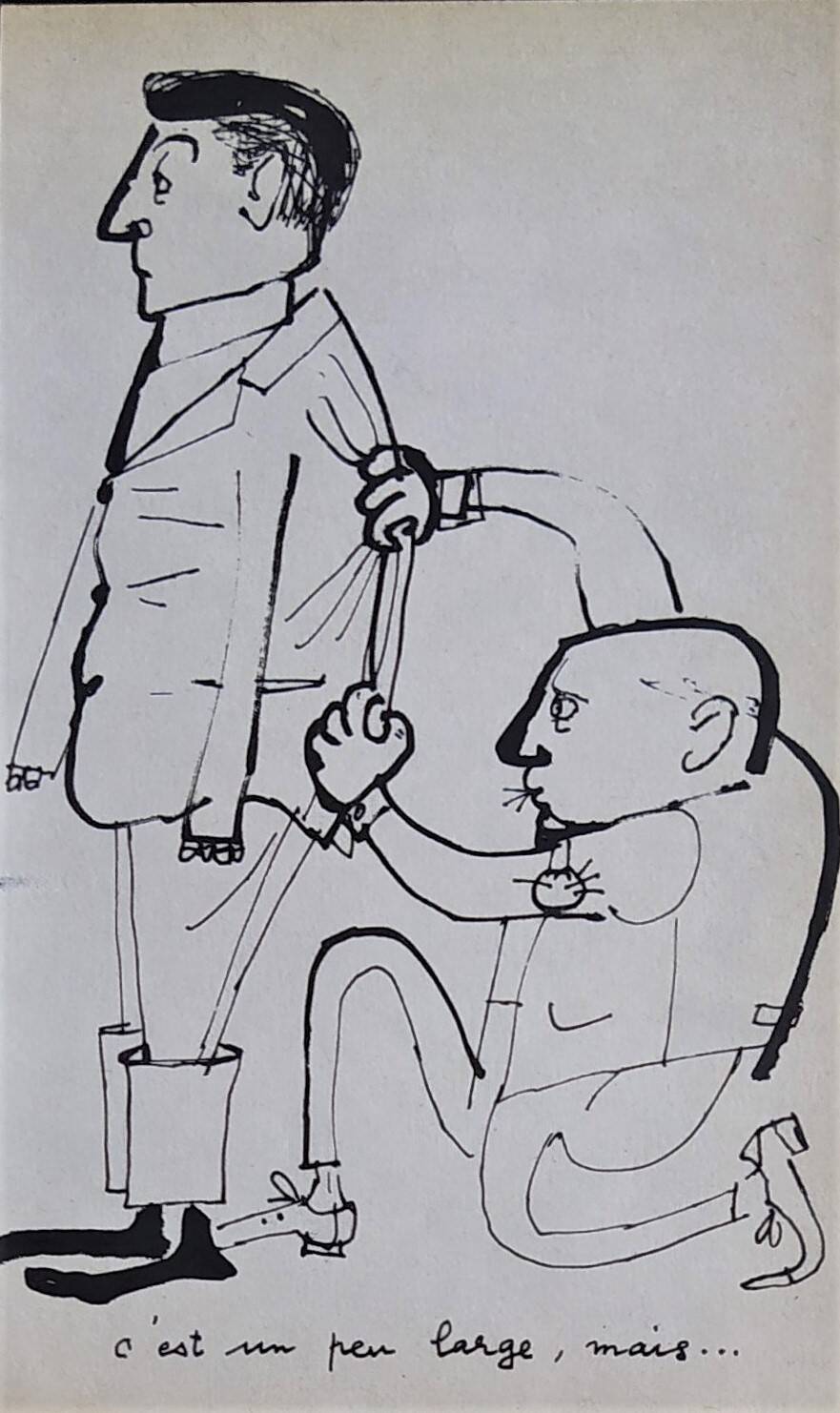 Illustration by Daninos from 1962 "The Tailor"