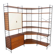 WHB teak shelving system, 1960s–70s retro vintage style.