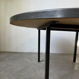 Capron “herbarium” coffee table with metal base