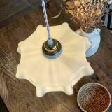 Vintage opaline pendant light