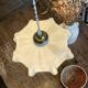 Vintage opaline pendant light