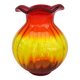 Vase en verre Ambré