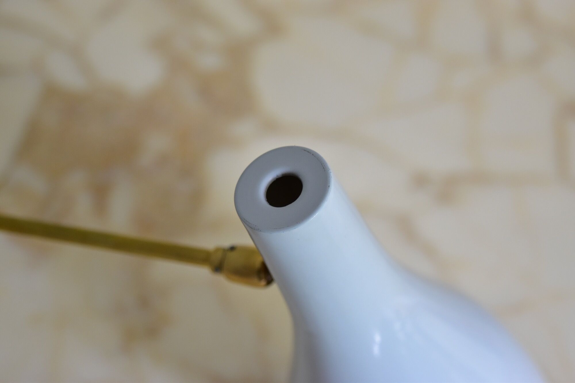 Original 1950s light blue & brass metal Swing Wall Light Made by Cosack, Germany