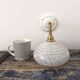 White speckled Clichy glass wall light