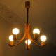 Chandelier à hauteur variable Domus avec 5 bras, Danemark années 1970