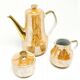 Roman set: jug, sugar bowl and milk jug, mid-century modern, porcelain, Chodzież, Poland, 1970s