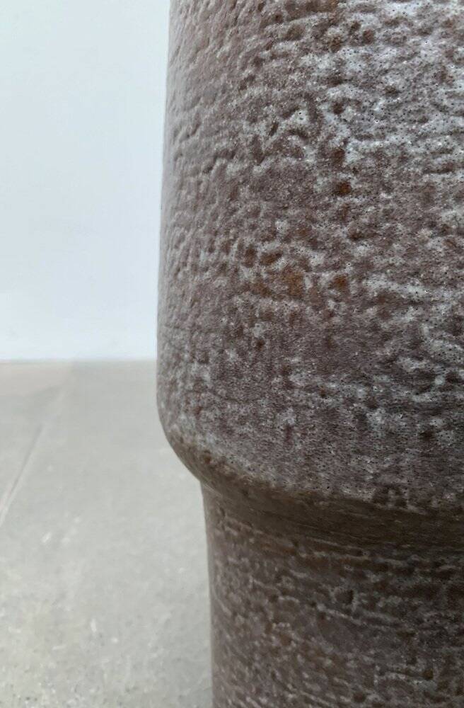 Vintage German Footed Vase in Ceramic by Karlsruher Majolika