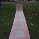 Vintage Turkish hallway rug 88x680 cm