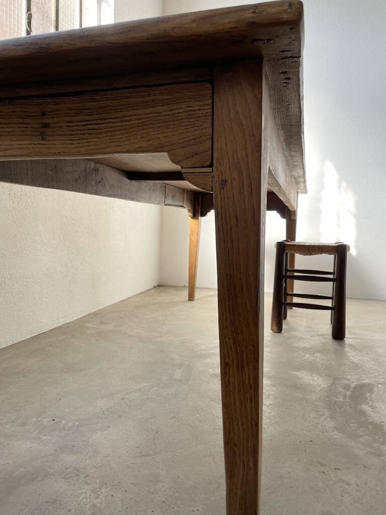 Oak farm table 220 cm