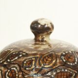 Caquelon à lid par Jean Claude Malarmey, Vallauris circa 1950
