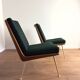 Paire de fauteuils “Early Boomerang” attribués à Hans Mitzlaff & Eugen