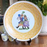 Plat de service en porcelaine de Wałbrzych - Danse