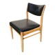 Chaise scandinave assise et dossier similicuir