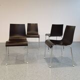 Set of 4 vintage Biliani kitchen chairs