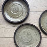 Terracotta plates set of 3