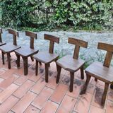 Aranjou chairs in light elm set of 6