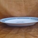 Iron Earth Oval Dish. Saint-Amand and Hamage