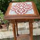 Art Deco wooden console table dimensions: height - 107 cm - width - 38 cm -