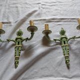 Pair of Louis XVI style appliques