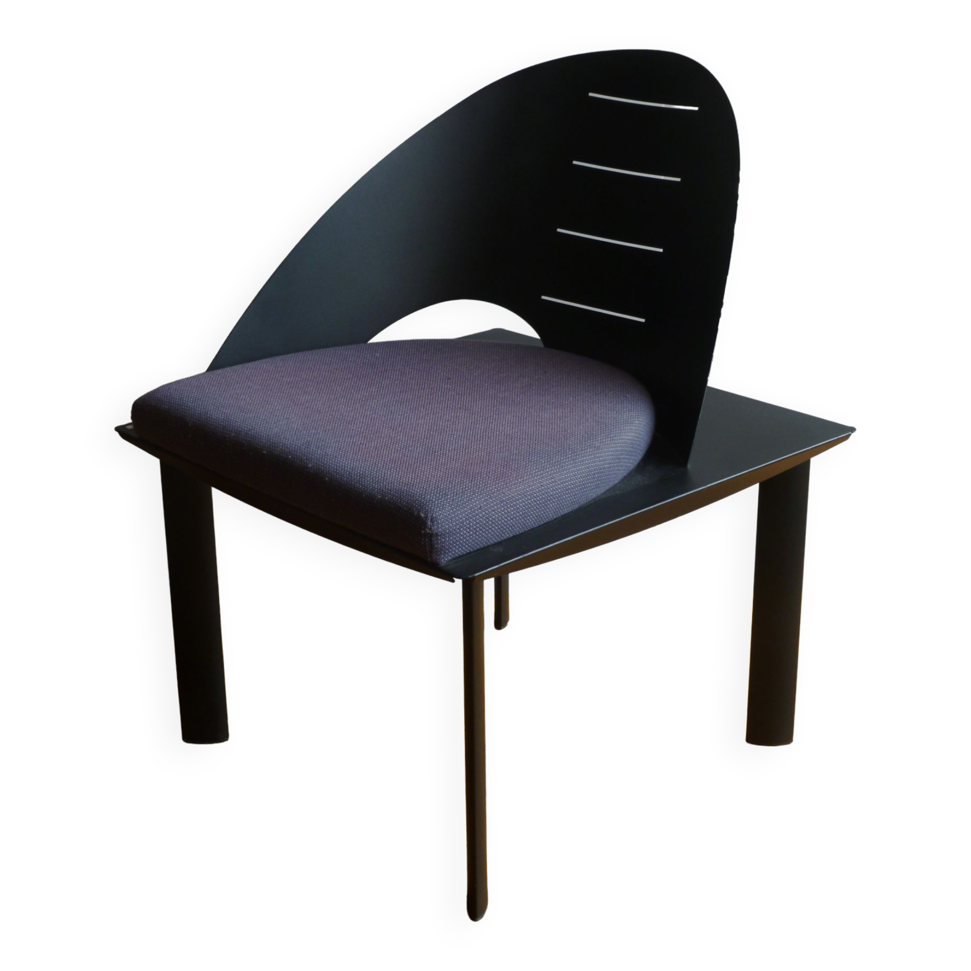 Fauteuil design Patrice Bonneau, édition Genexco, années 80