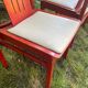 4 chaises bois rouge Baumann Argos