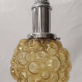 Lustre Space âge chrome verre fumé