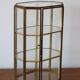 Brass jewelry showcase box