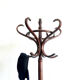 Curved wooden bistro parrot coat rack