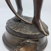 Bronze sculpture "The Shepherd's Star" by Henri Louis Levasseur 1880