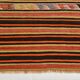 5x14 Kilim Runner Rug, 145x410Cm Pumpkin Orange Runner