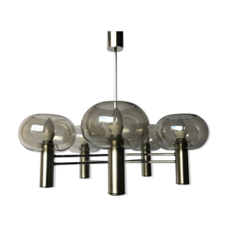 Chrome chandelier 1970